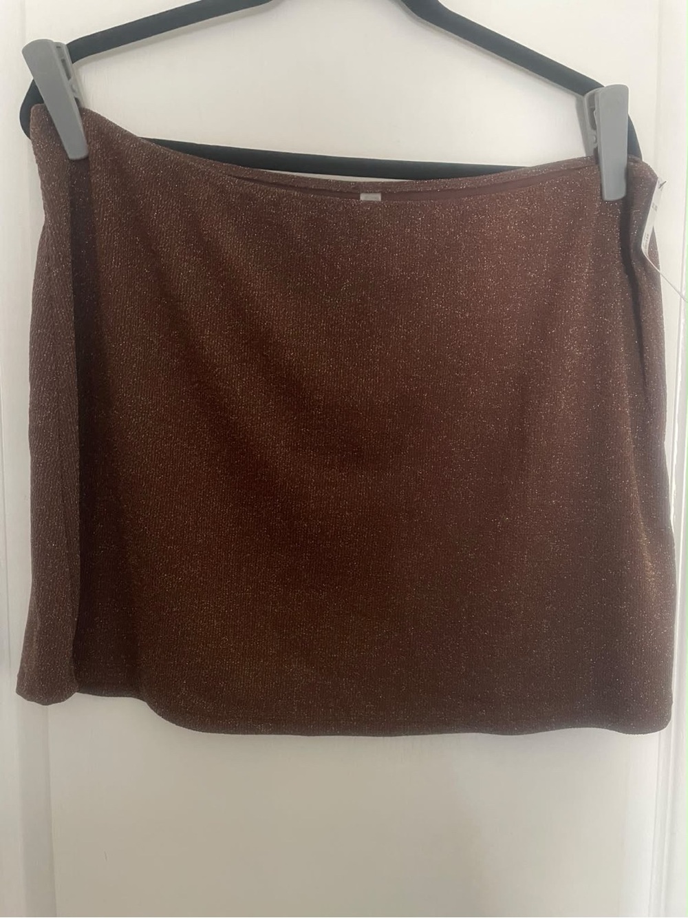 PINK Victoria's Secret Metallic Brown Mini Skirt